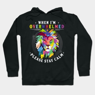 autism lion awareness month Hoodie